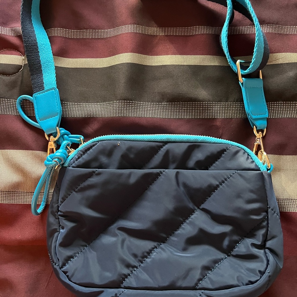 Stylish Blue Crossbody Bag